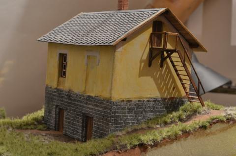 STRÁŽNÍ DOMEK ZE STAVEBNICE KB MODEL